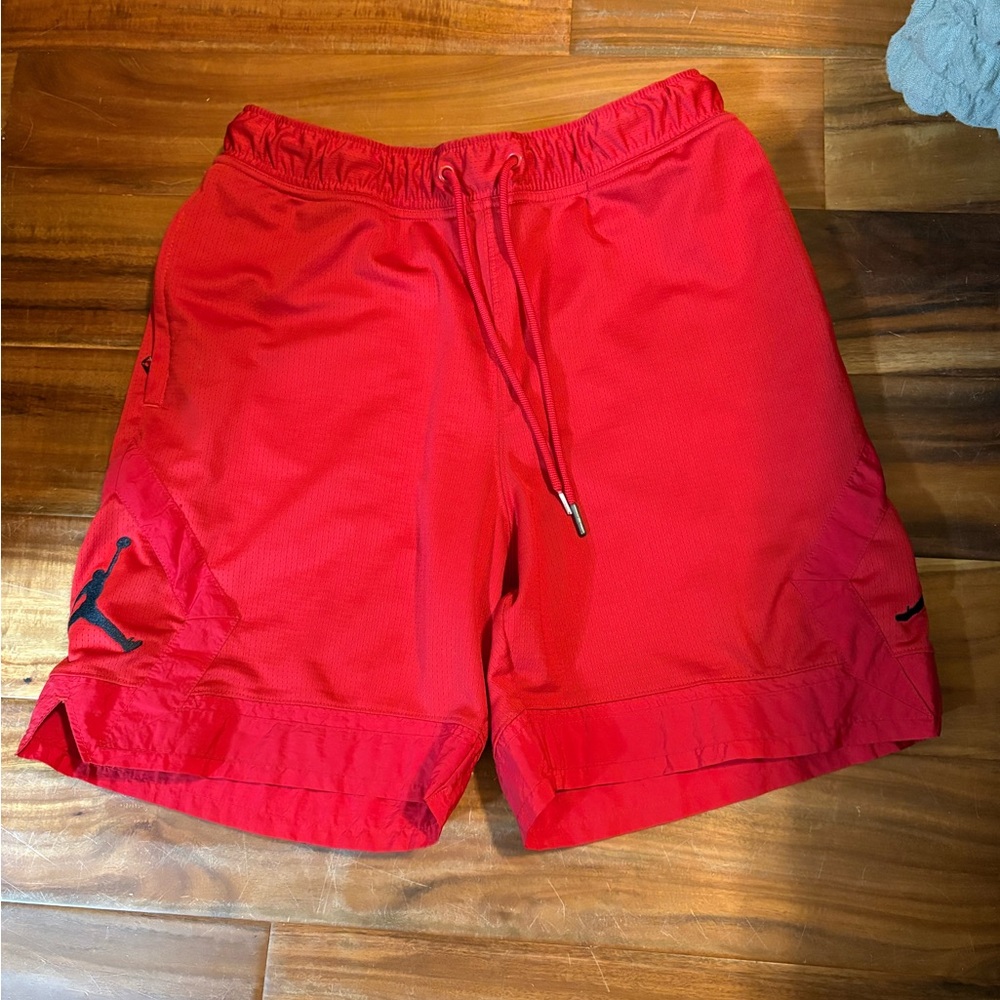 Nike Air Jordan‎ Red Basketball Shorts Men’s Medium Jumpman (0567)